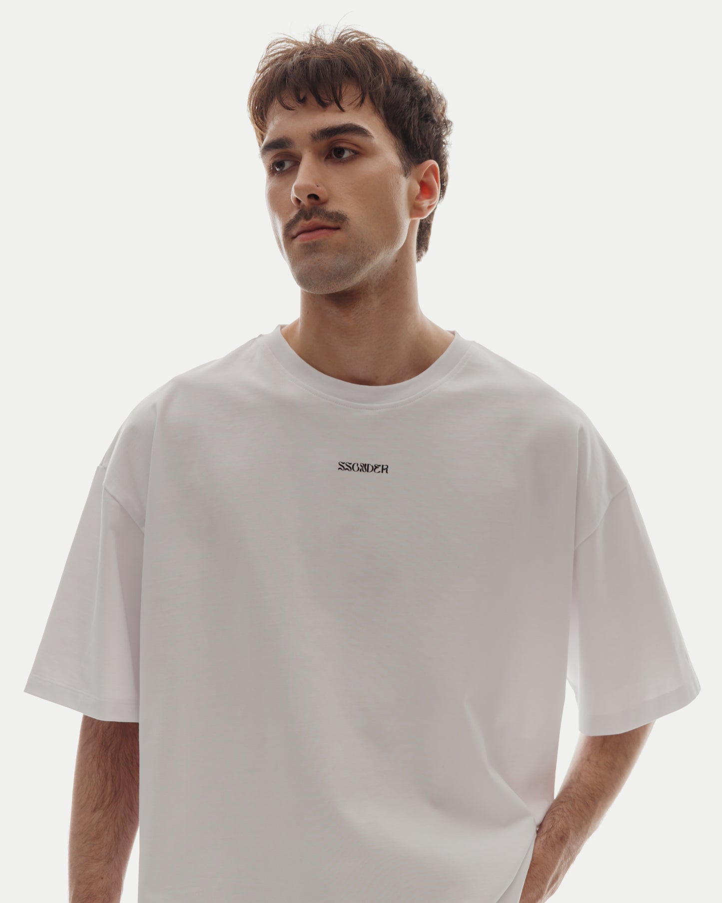 UNIT TEE in Cloud White