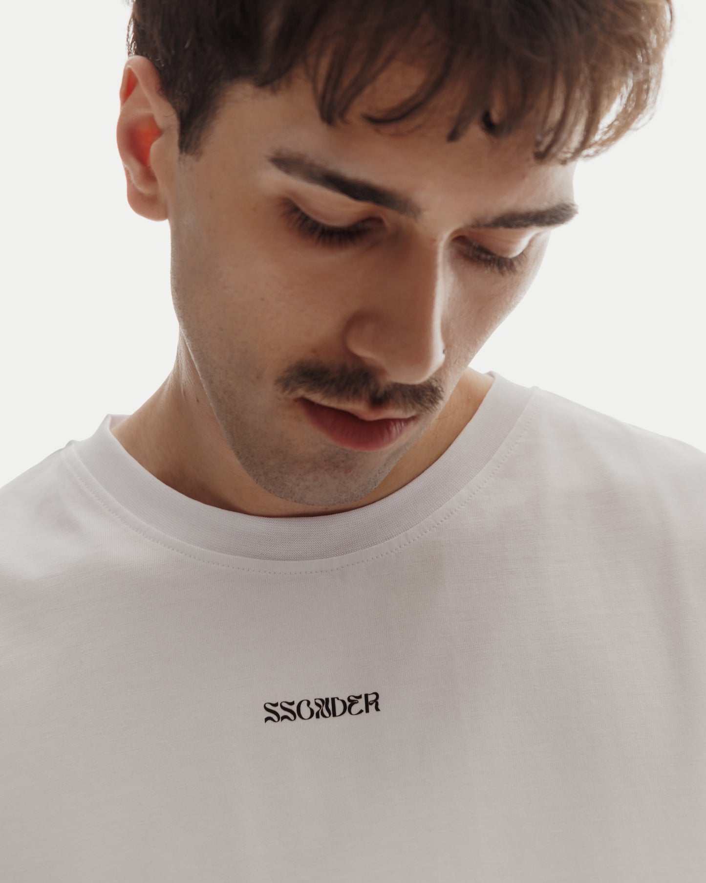 UNIT TEE in Cloud White