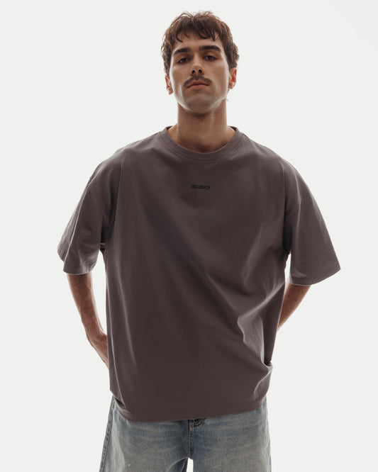 UNIT TEE in Shark Gray