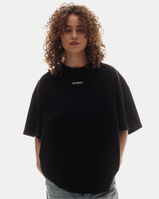 UNIT TEE in Ink Black